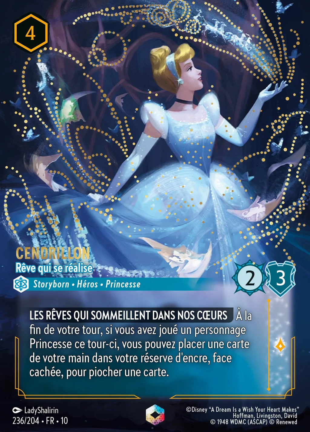 Cendrillon - Rêve qui se réalise