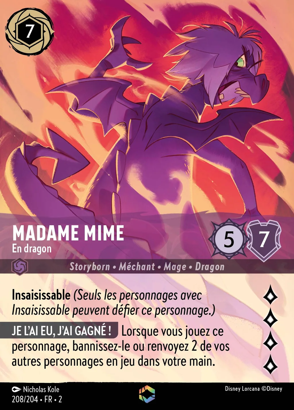 Madame Mime - En dragon