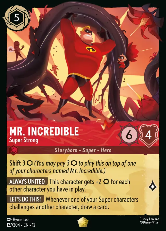 Monsieur Indestructible (Les Indestructibles), carte Disney Lorcana