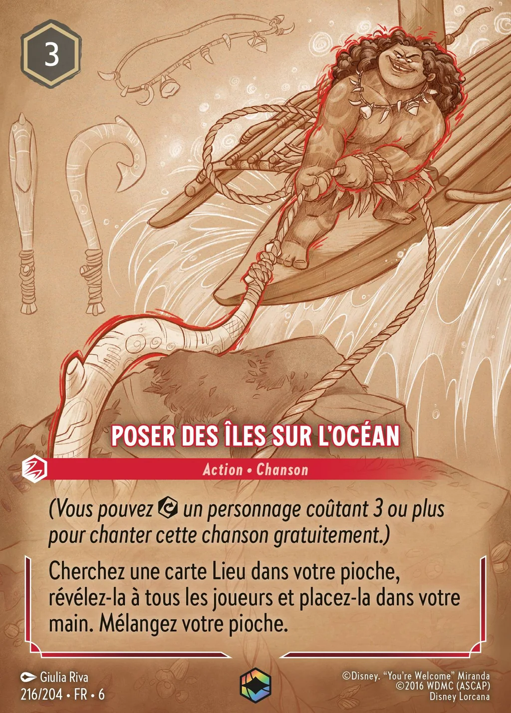 Poser des îles sur l'océan