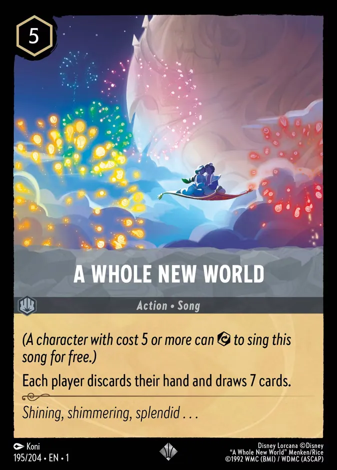 Carte Action / Chanson Disney Lorcana